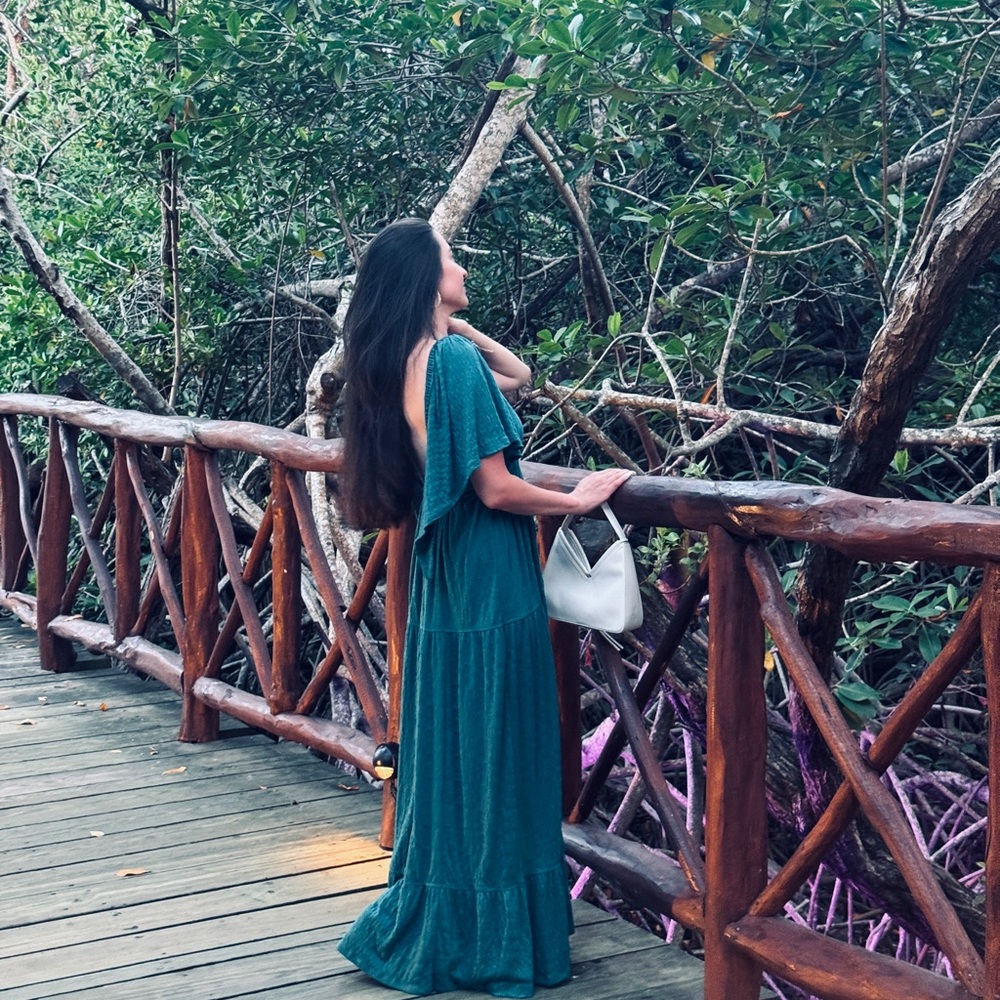 Open Back Maxi Dress